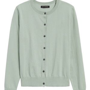 Banana republic green cardigan